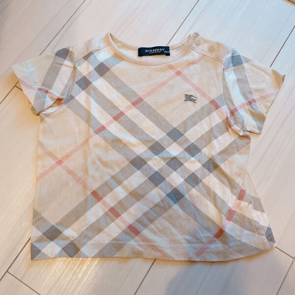BURBERRY LONDON ベビー服 ノバチェックTシャツ 80cm