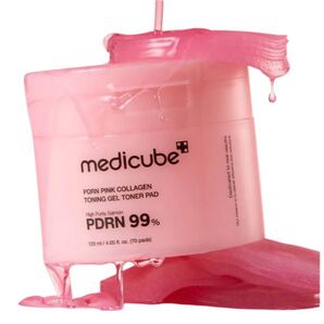 【新品】medicube PDRN ピンクコラーゲントーニングゲル トナーパッド 70枚入