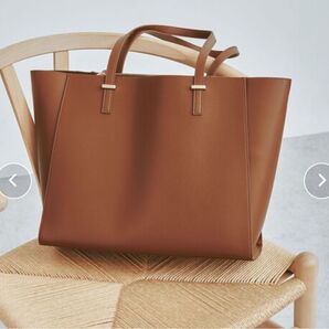 green label relaxing グリーンレーベルリラクシング ワンポイント シンプル トートバッグ 大容量 茶 肩掛け
