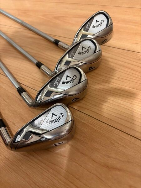 Callaway レディース アイアンセット Lフレックス 4本セット