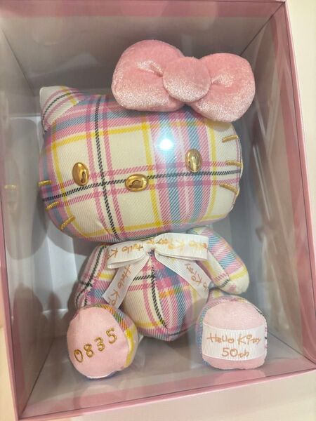 ハローキティ 50周年 ドレスタータン ぬいぐるみ BOX