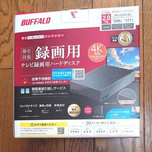BUFFALO 外付けハードディスク HD-LE2U3-BA 2TB