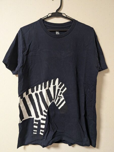 【L】グラニフ graniph サーパス ゼブラ Tシャツ