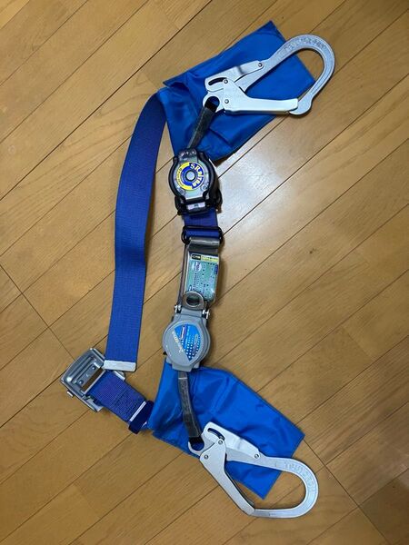 藤井電工 ツヨロン 安全帯 2丁掛け 胴ベルト型ランヤード ロック機能付き 新規格適合品