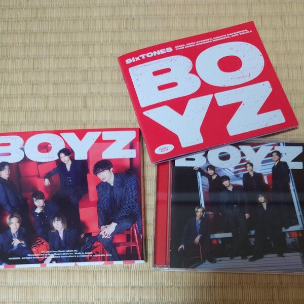 通常盤 (初回仕様) スリーブケース+フォトブック20P SixTONES CD/BOYZ 25/6/4発売 【オリコン加盟店】