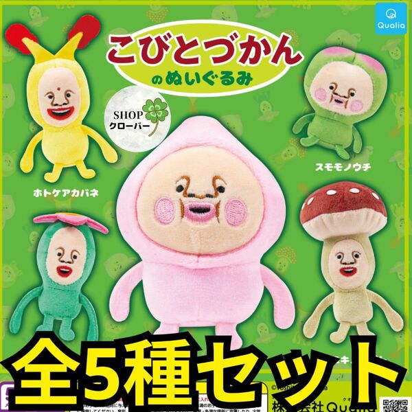 全5種コンプリート こびとづかんのぬいぐるみ グッズ キーホルダー