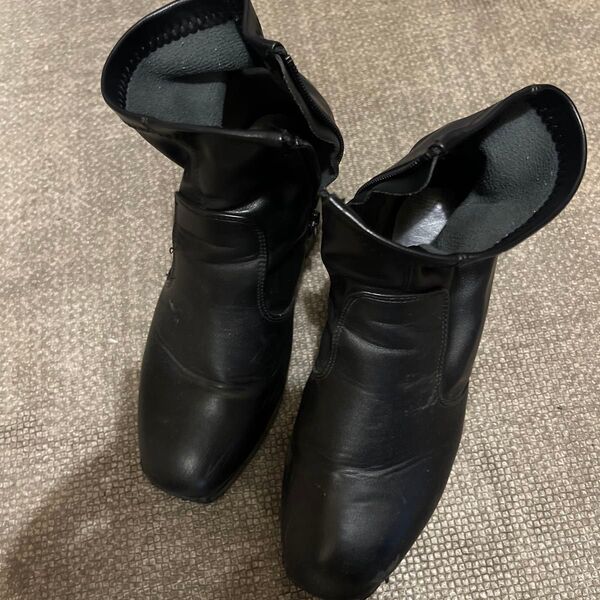 ショートブーツ 中古 ブラック
