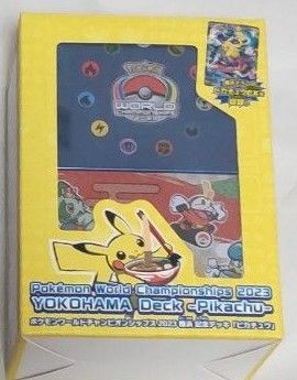 開封済み美品 ポケモンワールドチャンピオンシップス2023 横浜記念デッキ ピカチュウEX