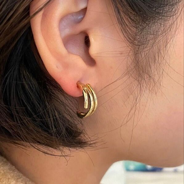 ピアス メッシュ半円 売り尽くしSALE