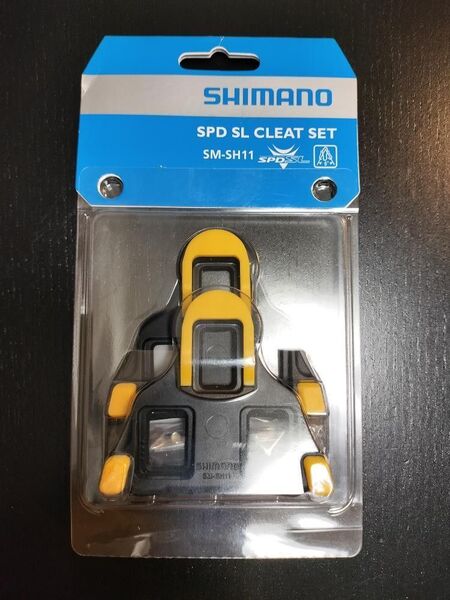 シマノ SHIMANO クリートセット SM-SH11 SPD-SLクリート イエロー 黄色 他商品同時購入割引