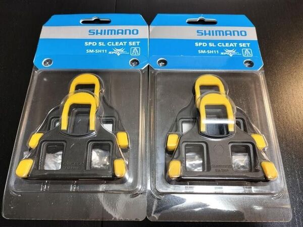シマノ SHIMANO クリートセット SM-SH11 SPD-SLクリート2セット黄色 イエロー 他商品同時購入割引