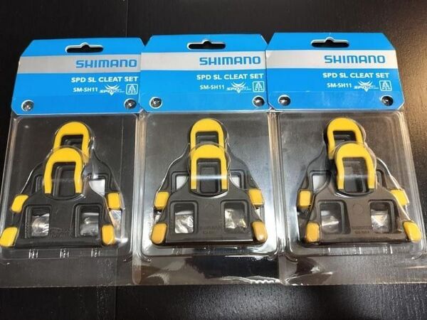 シマノ SHIMANO クリートセット SM-SH11 SPD-SLクリート 3セット 黄色 イエロー