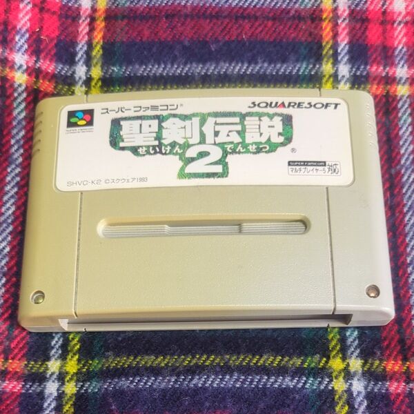 スーパーファミコン 聖剣伝説2 箱&説明書・動作確認なし SFC