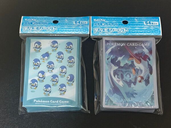 ポケモンカードゲーム デッキシールド スリーブ サプライ ポッチャマ ラティオス ラティアス プロテクター 未開封 ポケセン