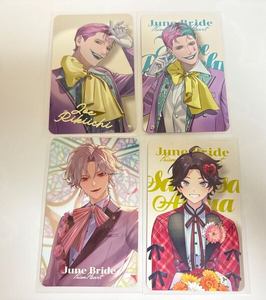 にじさんじ Prism Heart June Bride ジュンブラ フォト風カード チェキ 葛葉 ジョー力一 三枝明那