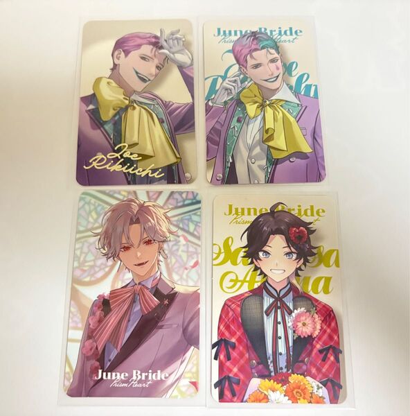 にじさんじ Prism Heart June Bride ジュンブラ フォト風カード チェキ 葛葉 ジョー力一 三枝明那