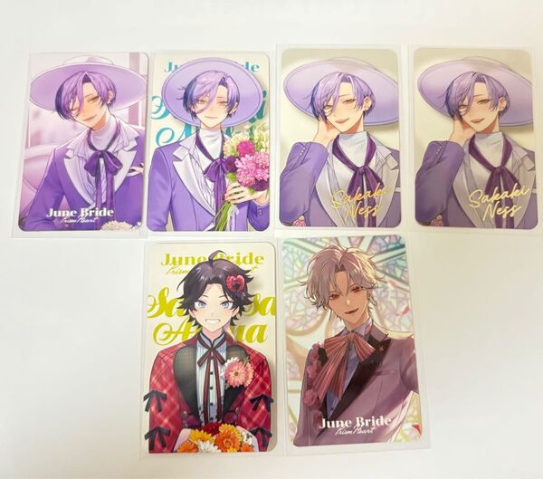 にじさんじ Prism Heart June Bride ジュンブラ フォト風カード チェキ 榊ネス 葛葉 三枝明那
