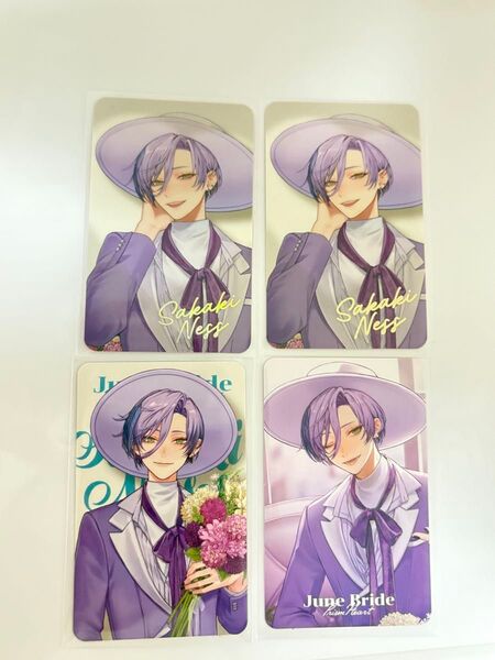 にじさんじ Prism Heart June Bride ジュンブラ フォト風カード チェキ 榊ネス レア