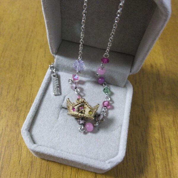 ANNA SUI 王冠モチーフ ネックレス