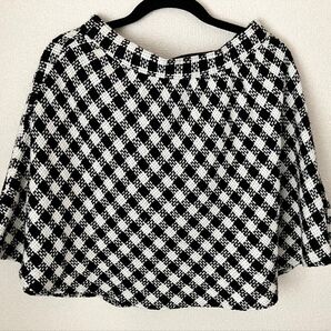 <正>美品!fuerte フェルテ スカート 格子柄 ウエスト64cm