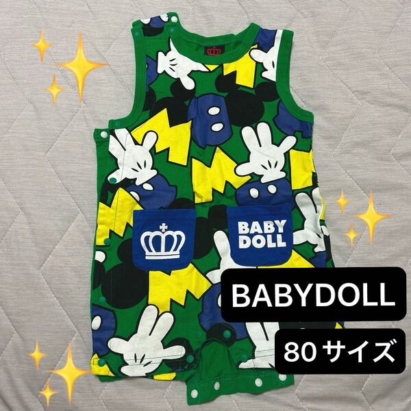 BABYDOLL タンクトップ ベビー服 子供服 男の子 ロンパース