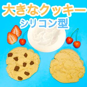 大きな チャンククッキー シリコンモールド シリコン型 クッキー型 フェイクスイーツ 食品サンプル 粘土 キャンドル チョコレート