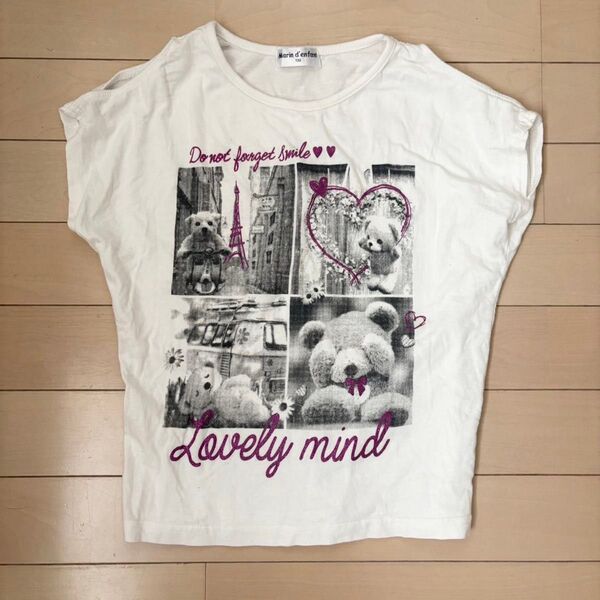 女の子半袖カットソー Tシャツ130