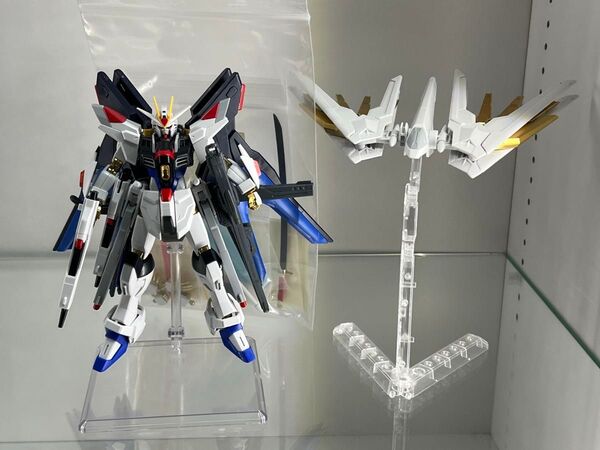 ガンプラ 一部改造、塗装済 HG ジャンク マイティーストライクフリーダム 二式