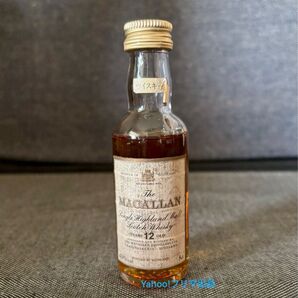 MACALLAN マッカラン12年 ミニチュアボトル オールドラベル スコッチウイスキー古酒 未開封