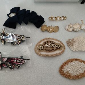 髪飾り ヘアアクセ セット バレッタ ピン クラロリなど クリップ