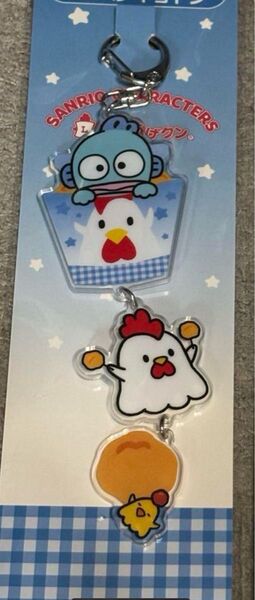 新品未開封品からあげクンサンリオキャラクターズ当りくじハンギョドンキーホルダー キーホルダー ハンギョドン サンリオ