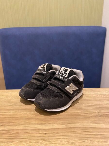 【水洗済】ニューバランス 12cmキッズ スニーカー 996 ブラック