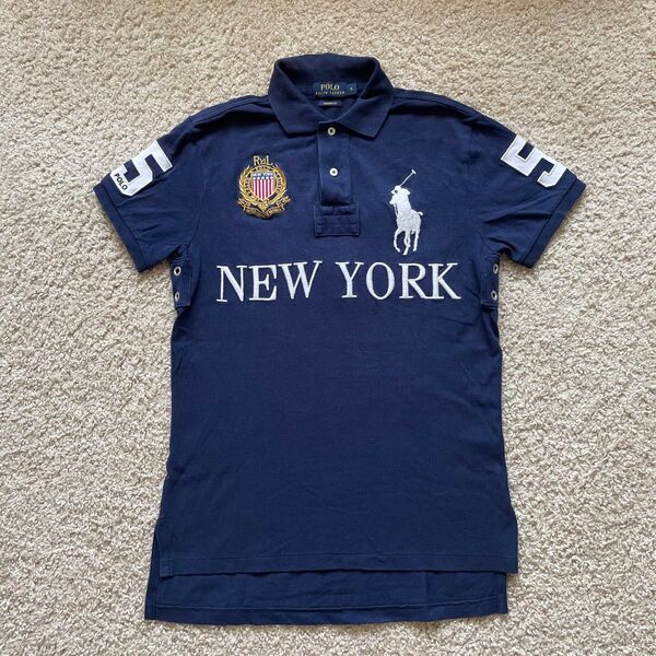 POLO RALPH LAUREN ポロラルフローレン ポロシャツ ネイビー Sサイズ