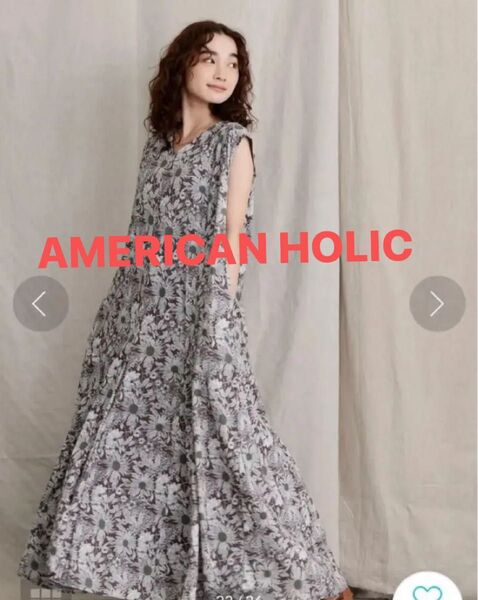 AMERICAN HOLIC アメリカンホリック Vネックマーメードラインワンピース