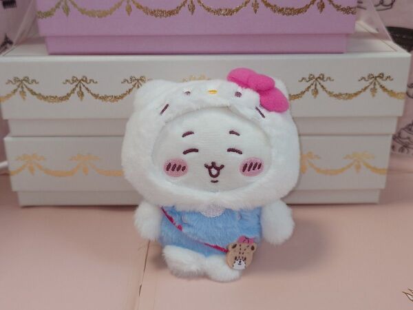 最安値!ちいかわサンリオコラボちいかわキティマスコット単品♪