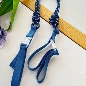 ボールアンドチェーンなどのバッグに♪ショルダー ストラップ ブルー 未使用品