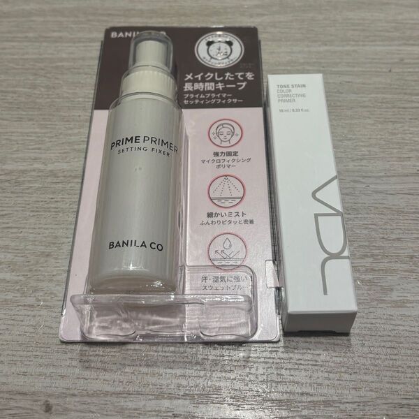 バニラコ プライムプライマー セッティングフィクサー VDL トーンステイン コレクティングプライマー00クリア10ml