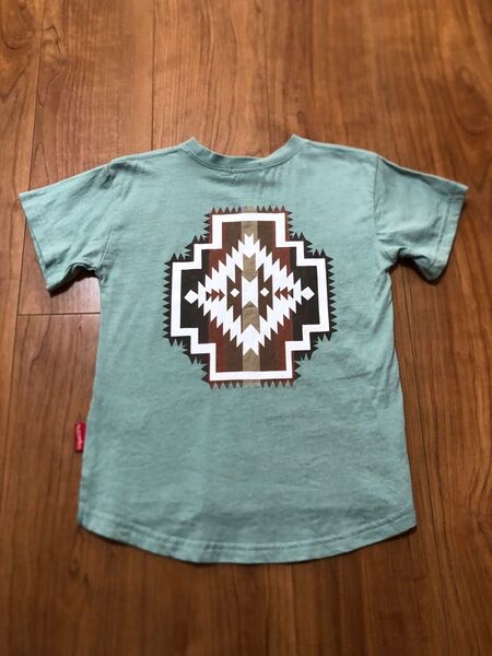 メイクユアデイ Tシャツ ネイティブアメリカン柄 グリーン系