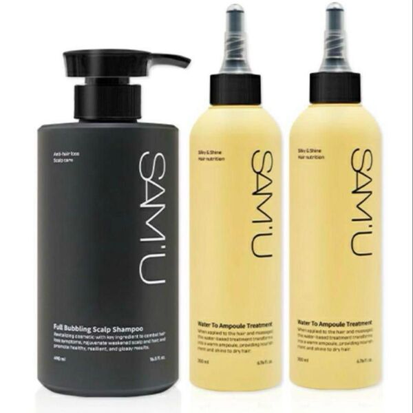 新品 SAM'U サミュ ヘアケアセット シャンプー ヘアトリートメント セット