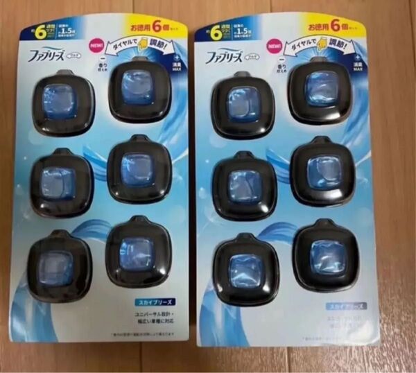 ファブリーズ 車用 イージークリップ スカイブリーズ 消臭芳香剤 クルマ 12個