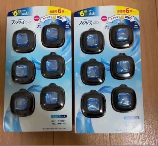 ファブリーズ 車用 イージークリップ 消臭芳香剤 スカイブリーズ 12個 まとめ売り