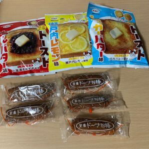 ひとくちトースト3種ミックス アソート あんバター シュガーバター 瀬戸内レモン コストコ フジバンビ 黒糖ドーナツ棒 お試し