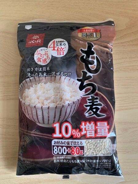 もち麦 はくばく 880g 増量