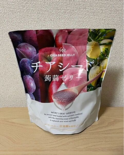 チアシード蒟蒻ゼリー 1袋 60個入り チアシード こんにゃくゼリー ダイエット おやつ
