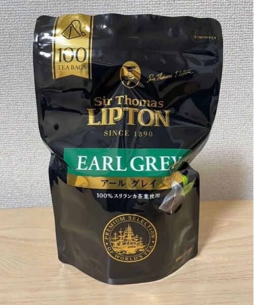 アールグレイ 紅茶 トーマス リプトン 100袋 大容量 LIPTON ティーバッグ