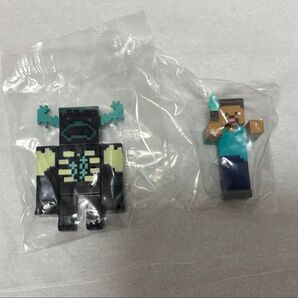 マイクラ 【ウォーデン】【スティーブ】2点セット ガチャ ガシャポン 新品未開封 マインクラフト