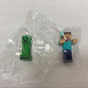 マイクラ 【クリーパー】【スティーブ】2点セット ガチャ ガシャポン 新品未開封 マインクラフト