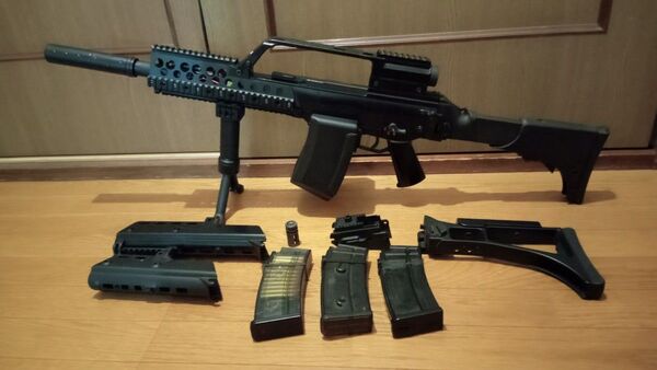 東京マルイ 次世代電動ガン G36Kカスタム G36Cパーツ LMG風 HKスナイパー仕様 サバゲー コスプレに