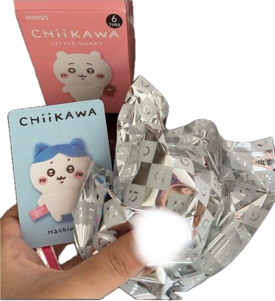 海外限定 MINISO×ちいかわ ハチワレ ぬいぐるみ マグネット マスコット