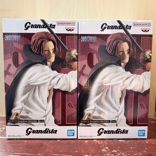 ワンピース Grandista-SHANKS- ONE PIECE シャンクス フィギュア 2体セット!